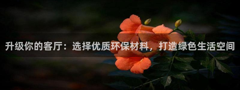 沐鸣2平台代理注册：升级你的客厅：选择优质环保材料，打造绿色